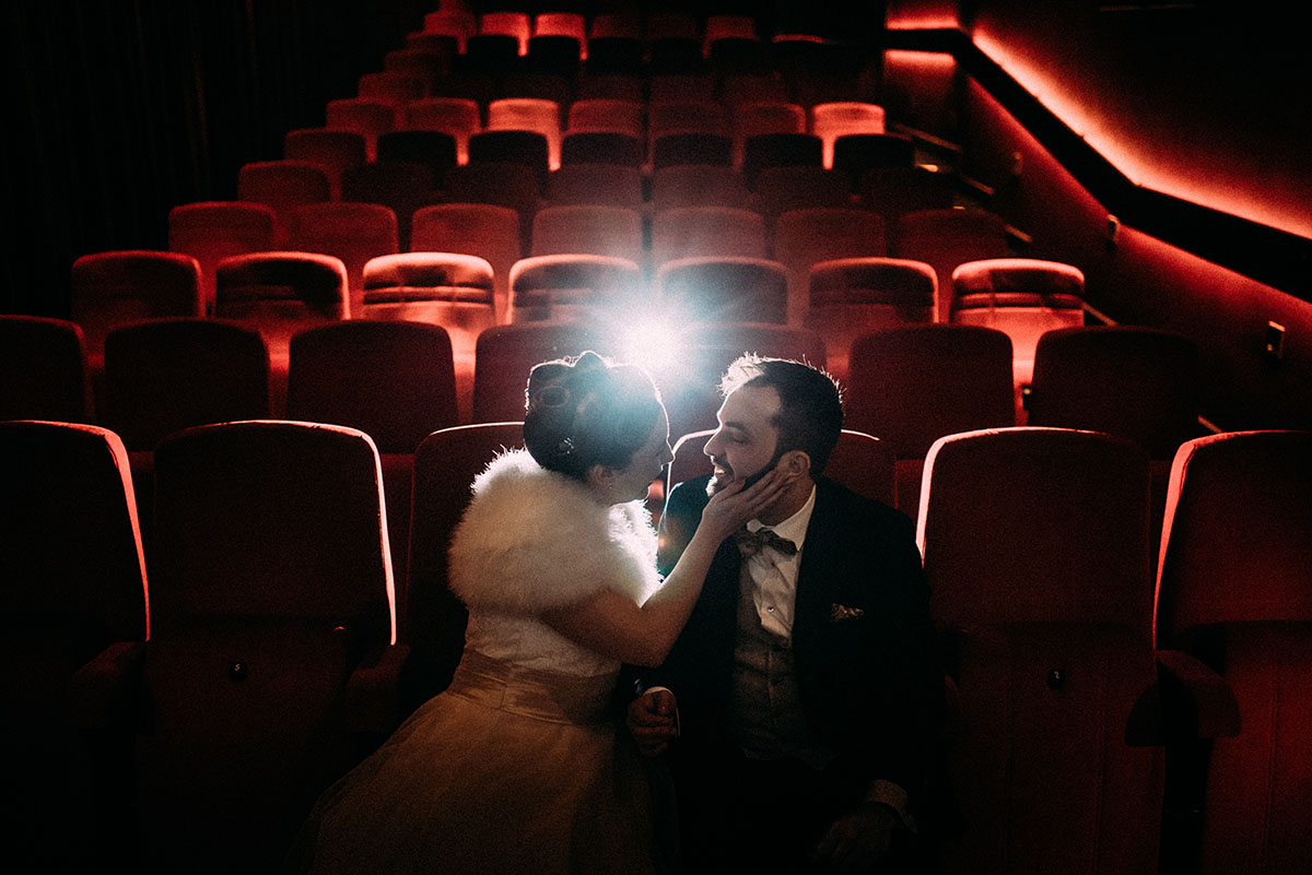 trouwen in de bioscoop